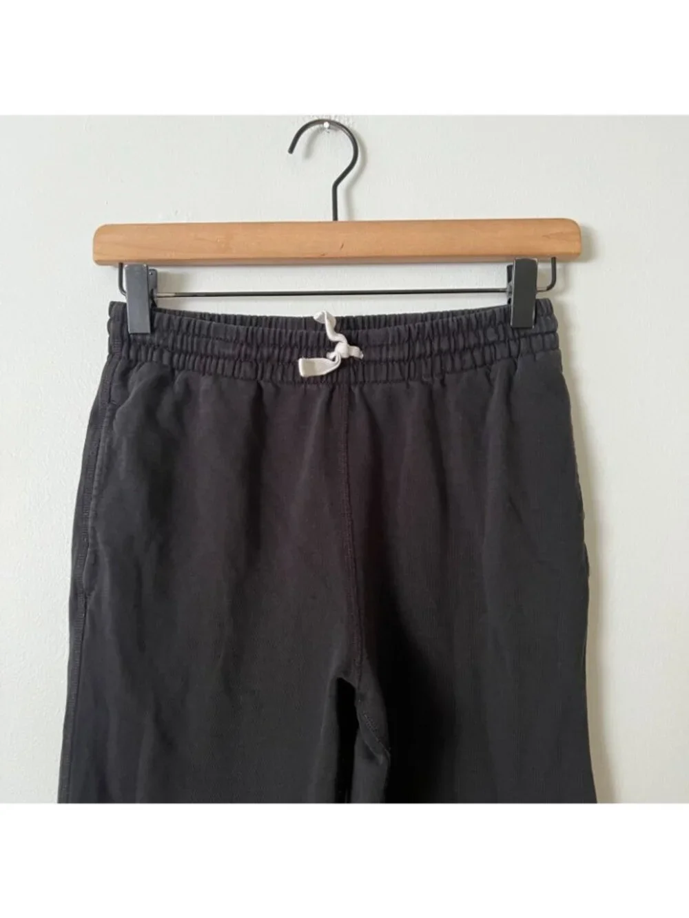 Hanna Andersson Black 100% Cotton Jogger Sweatpants Kid's Size 10